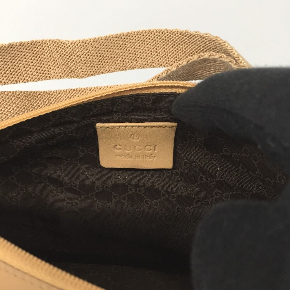 Gucci Pouch 002404/ 92820 Beige X White