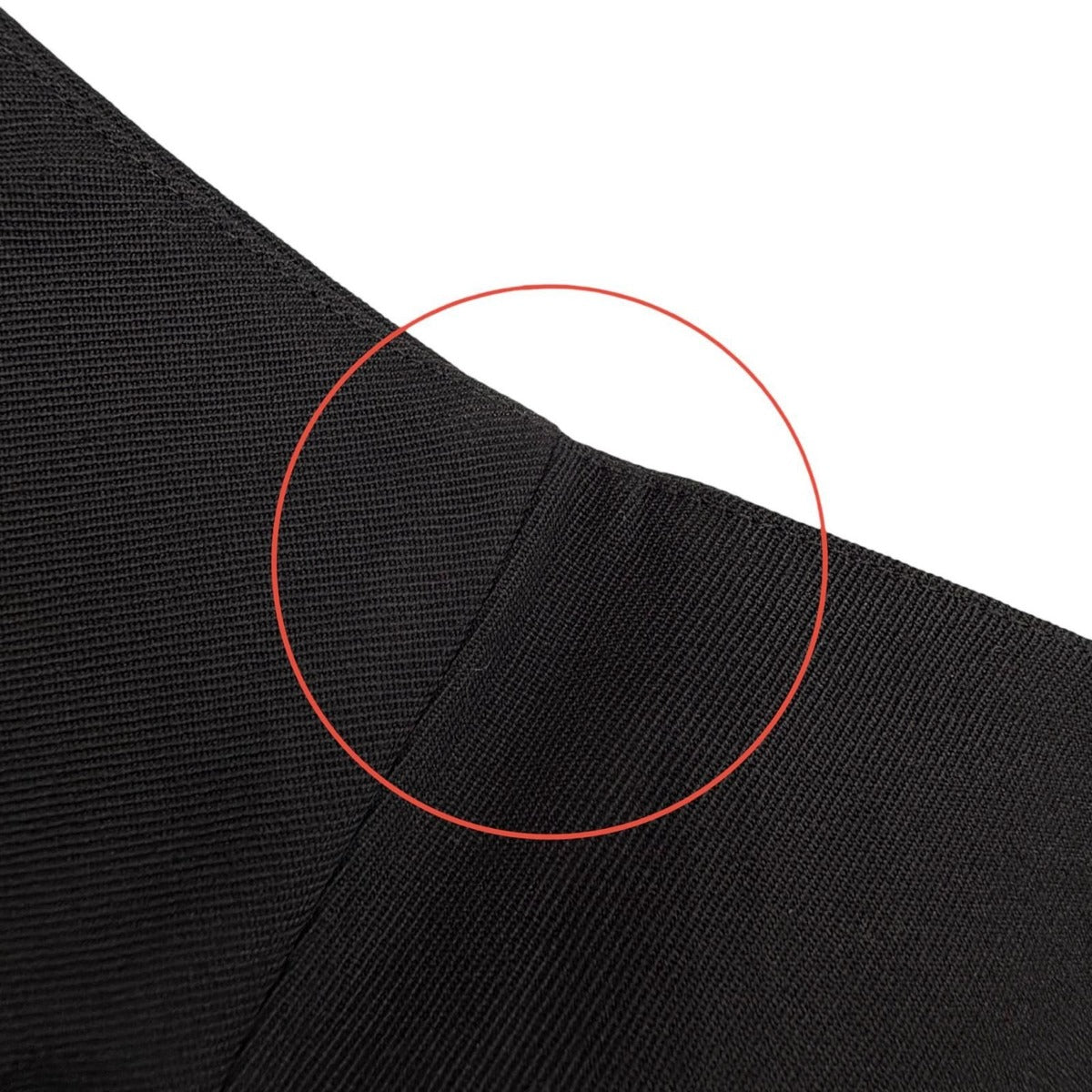 Hermes Wool Center Zip Tight Skirt Black 34 — view 15