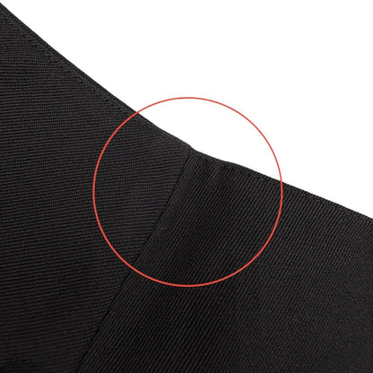 Hermes Wool Center Zip Tight Skirt Black 34 — view 15