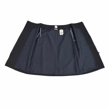 Hermes Wool Center Zip Tight Skirt Black 34 — view 6