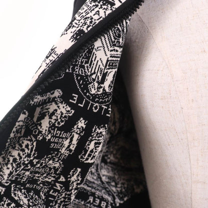 Christian DIOR 23AW 324v50am505 Plan De Paris Cropped Raglan Sleeve Bomber