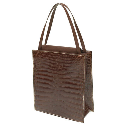 Hermes Lucy PM Tote Bag Niloticus/leather Brown 0125hermes