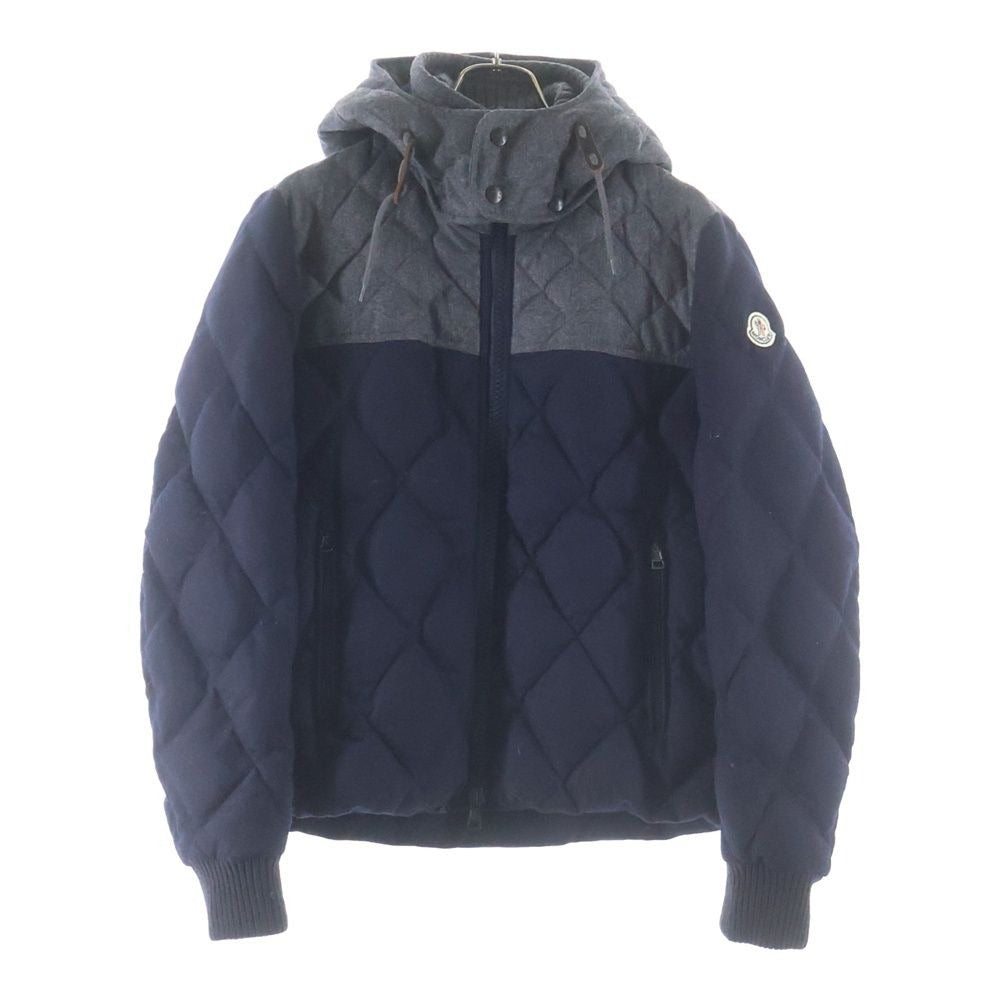 Moncler Labastide Hooded Zip Up Jacket Gray