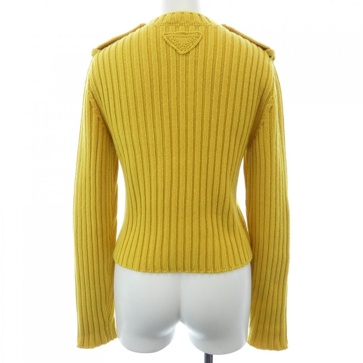 Prada Knit Top Cashmere Yellow — view 2