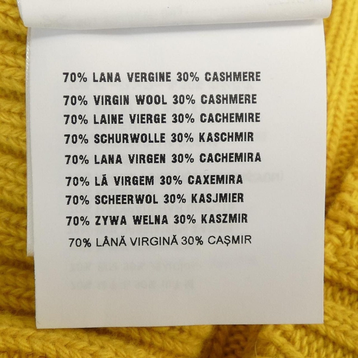 Prada Knit Top Cashmere Yellow — view 3