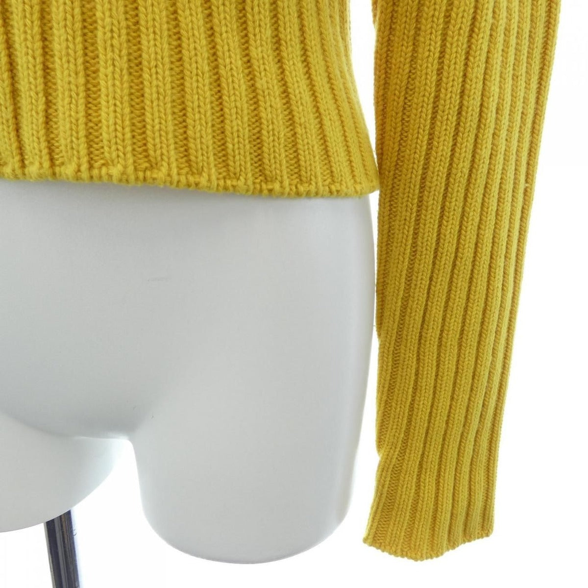 Prada Knit Top Cashmere Yellow — view 6
