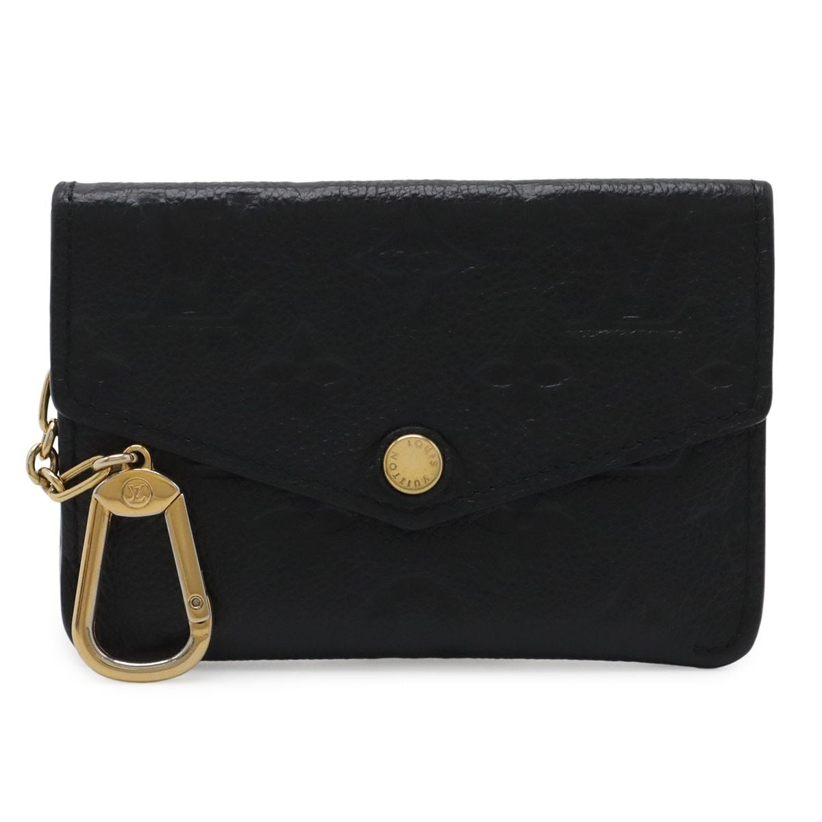 Louis Vuitton Monogram Empreinte Pochette Cles Coin Purse Noir Black