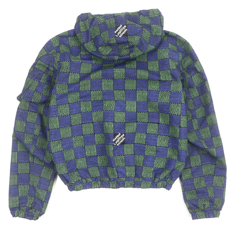  Louis Vuitton 2025 1ahbiu Monogram Damier Reversible Double Zip-up Windbreaker