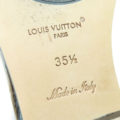 Louis Vuitton Soho Line Patent Leather Loafer Black 35.5 With Box And Storage