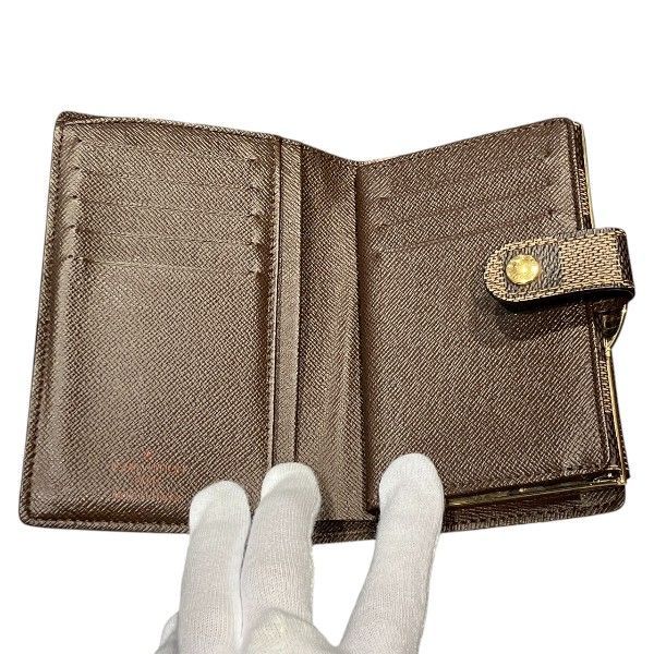 Louis Vuitton Damier Porte Feuille Viennois N61674 Bifold Wallet Unisex