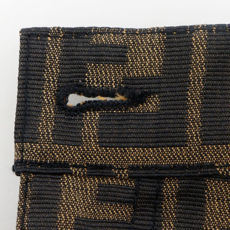 Fendi Tight Skirt Zucca Pattern 09.541310 66960 Polyester And Cotton Brown