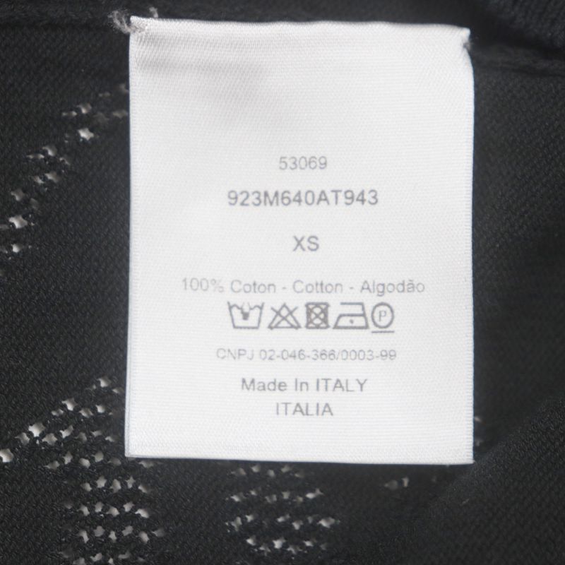  DIOR KAWS DIOR Homme KAWS 923m640at943 100% Cotton Bee Pattern Crew Neck