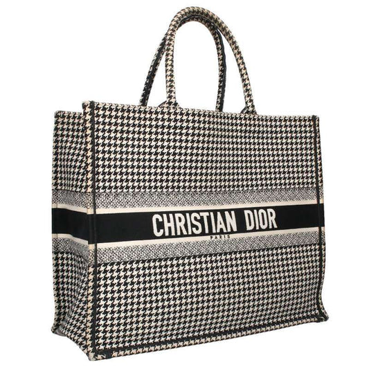 Dior BOOK TOTE Book Tote Staggered Embroidery Logo Tote Bag Men's L