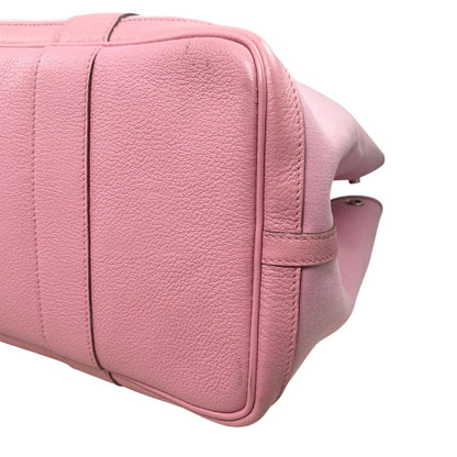 Hermes Tote Bag Garden Party PM Engraved □M Negonda Toile Offiche Pink Hermes