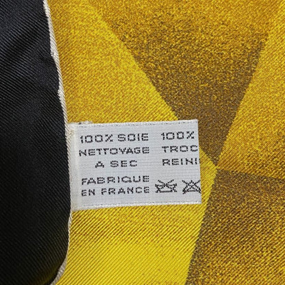 Cartier Scarf Bandana With Diamond Jewelry Pattern Silk Gold And Black