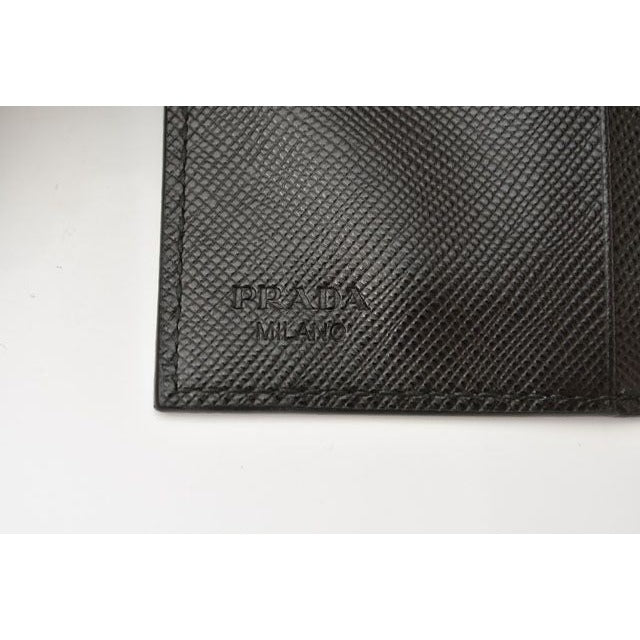 Prada Outlet Key Case Holder 2 M0025 Saffiano Corner Shape Push — view 5