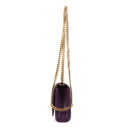 Saint Laurent Yves Kate Purple Grain de Poudre Leather — view 3