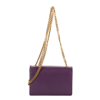 Saint Laurent Yves Kate Purple Grain de Poudre Leather — view 5