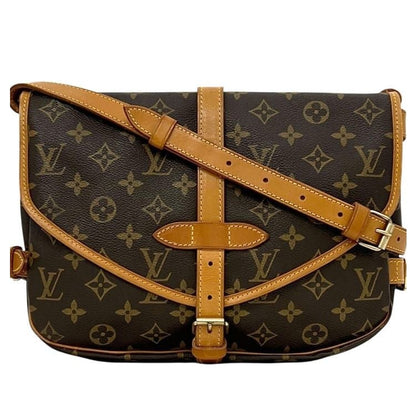 Louis Vuitton Shoulder Bag Saumur 30 Monogram Brown