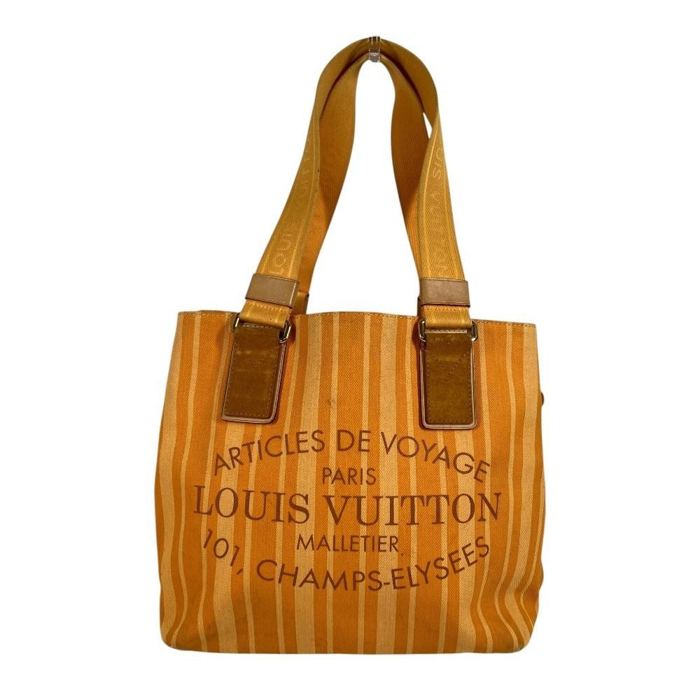 Louis Vuitton Shoulder Bag Cabas PM Canvas Yellow