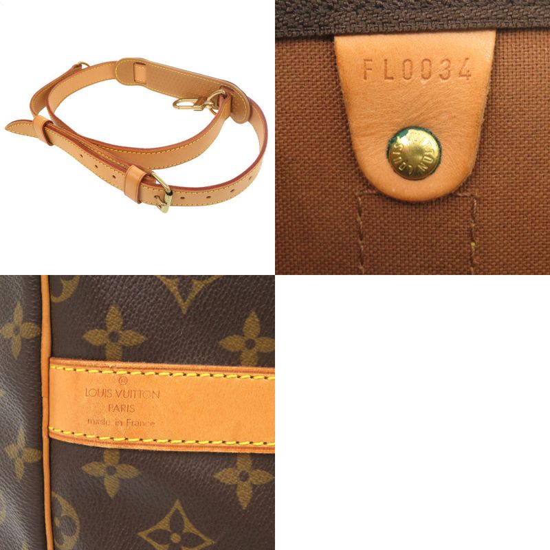 Louis Vuitton Keepall Bandoliere 60 Monogram M41412 Boston Bag LV 0665 Louis