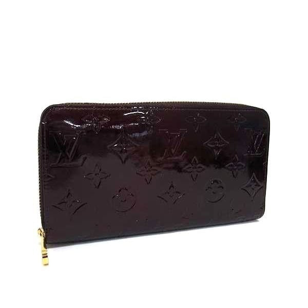 Louis Vuitton Wallet Zippy Amarant Monogram Vernis Round