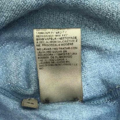 Bottega Veneta - Cashmere Silk Gradient Turtleneck Knit - 38 - Blue - Women's