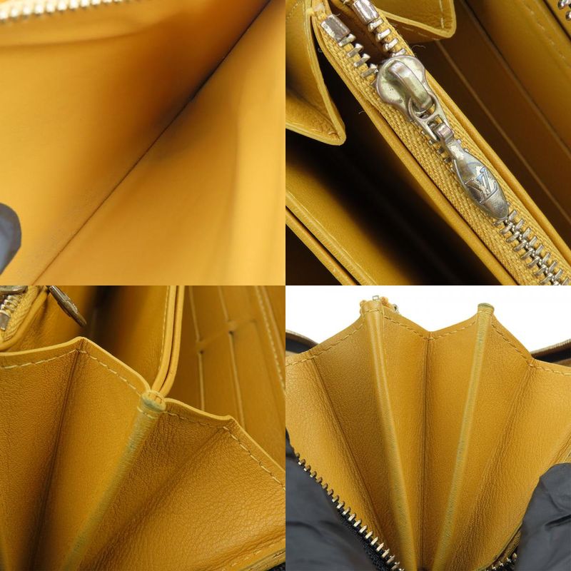 Louis Vuitton Long Wallet Zippy Wallet M95614 Round Zipper Monogram Denim Noir