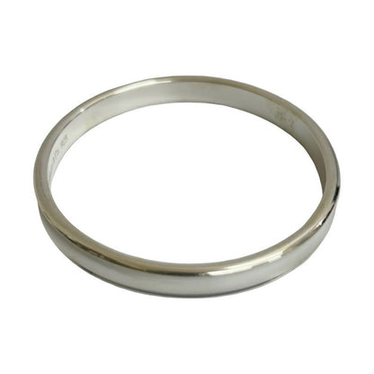 Tiffany & Co 1837 Narrow Bangle Logo Engraved Silver 925