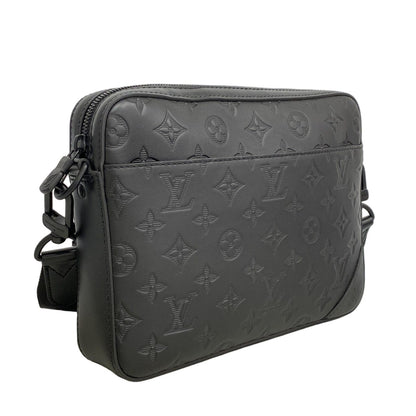 Louis Vuitton Shoulder Bag Monogram Shadow Duo Messenger Black — view 2