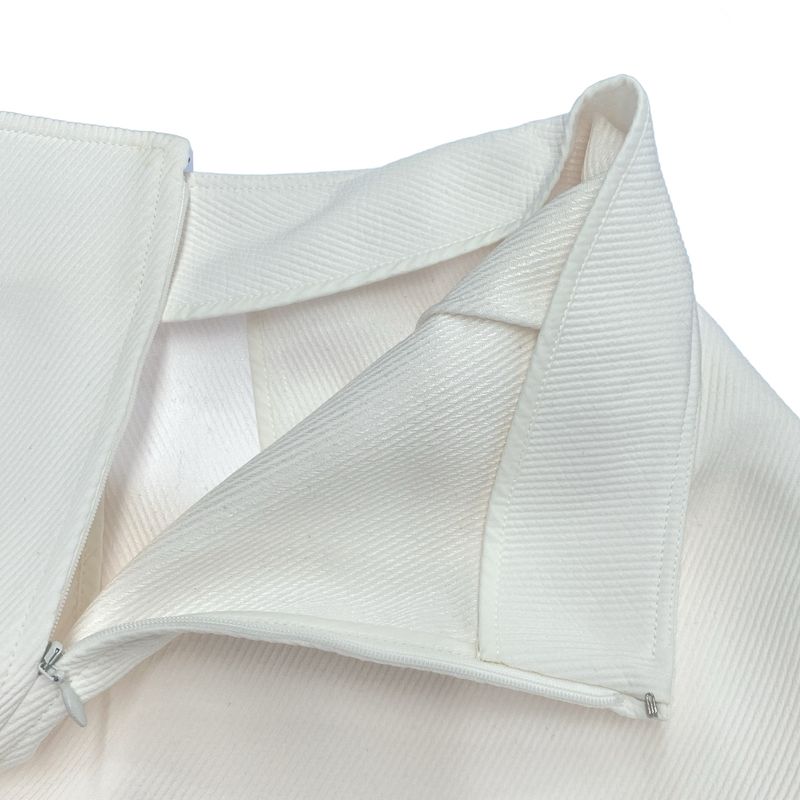 Celine by Phoebe Philo Celine Phoebe Philo Volume Skirt 2 2p58 211a White 36