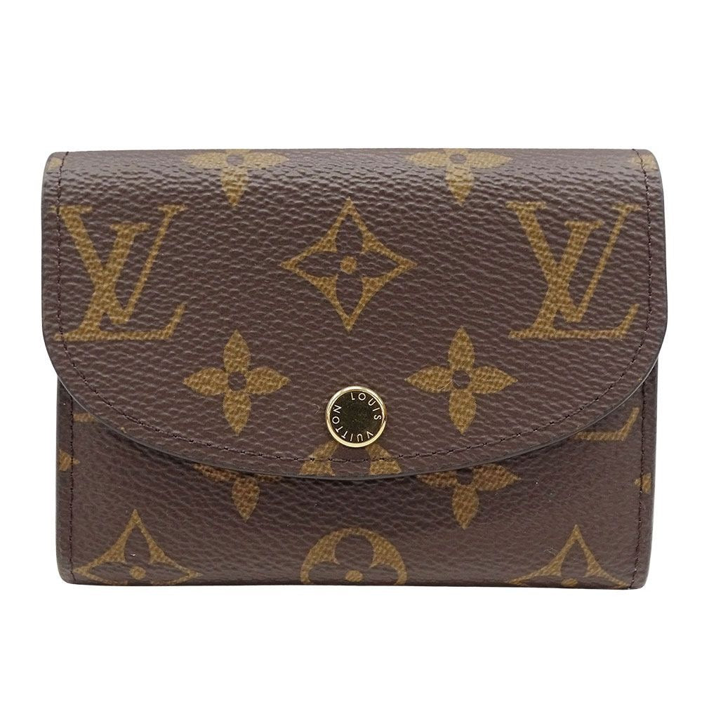 Louis Vuitton Wallet Coin Case Monogram Canvas Porte Monnaie Rosalie Rose Ballerine