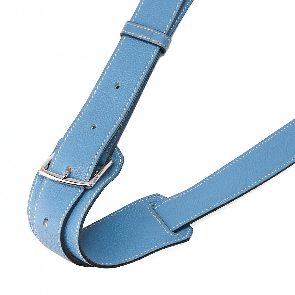 Hermes Gipsyère 34 Shoulder Bag Taurillon Clemence Blousine (silver Hardware)