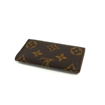 Louis Vuitton Key Case Monogram Multicles 4 Brown Leather — view 4