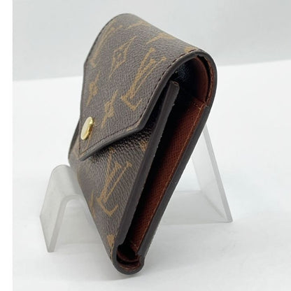 Louis Vuitton Monogram Portefeuille Victorine Trifold Wallet with Initials