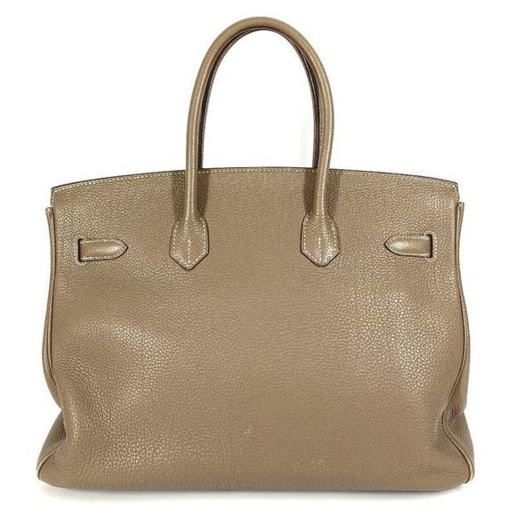 Hermes Handbag Birkin 35 Birkin 35 Togo Etoupe Gray
