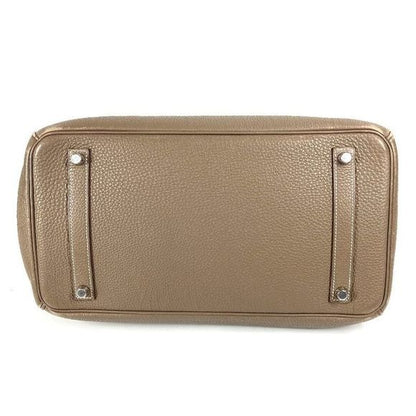 Hermes Handbag Birkin 35 Birkin 35 Togo Etoupe Gray