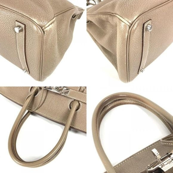 Hermes Handbag Birkin 35 Birkin 35 Togo Etoupe Gray