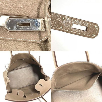 Hermes Handbag Birkin 35 Birkin 35 Togo Etoupe Gray