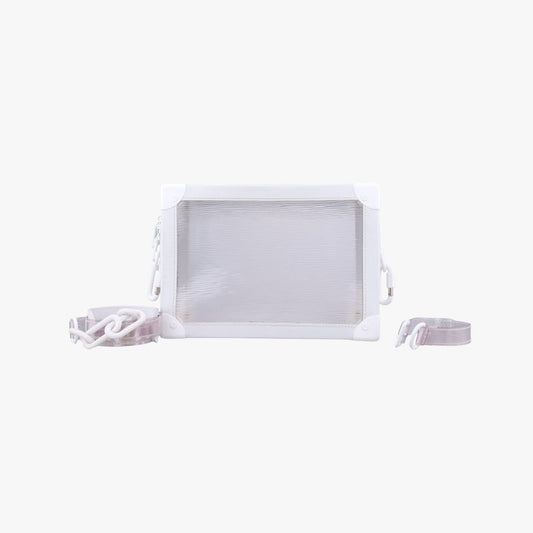 Louis Vuitton Soft Trunk Transparent X White Epi Plat Jouge M55602 Du3199