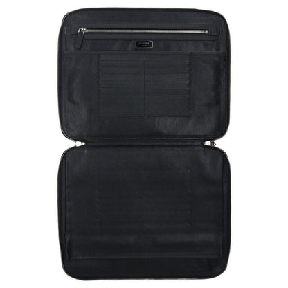 Prada 2vn001 Triangle Plate Saffiano Leather Clutch Bag Men's