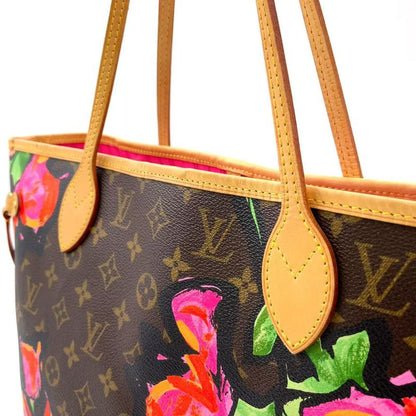 Louis Vuitton Neverfull MM Monogram Rose Monogram Rose Leather X PVC Pink X