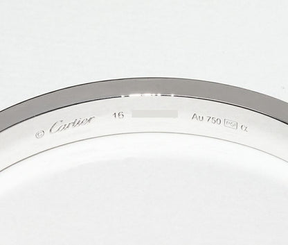Cartier Bangle 18K White Gold 204P Diamonds (approx Total 199ct) Love Bracelet