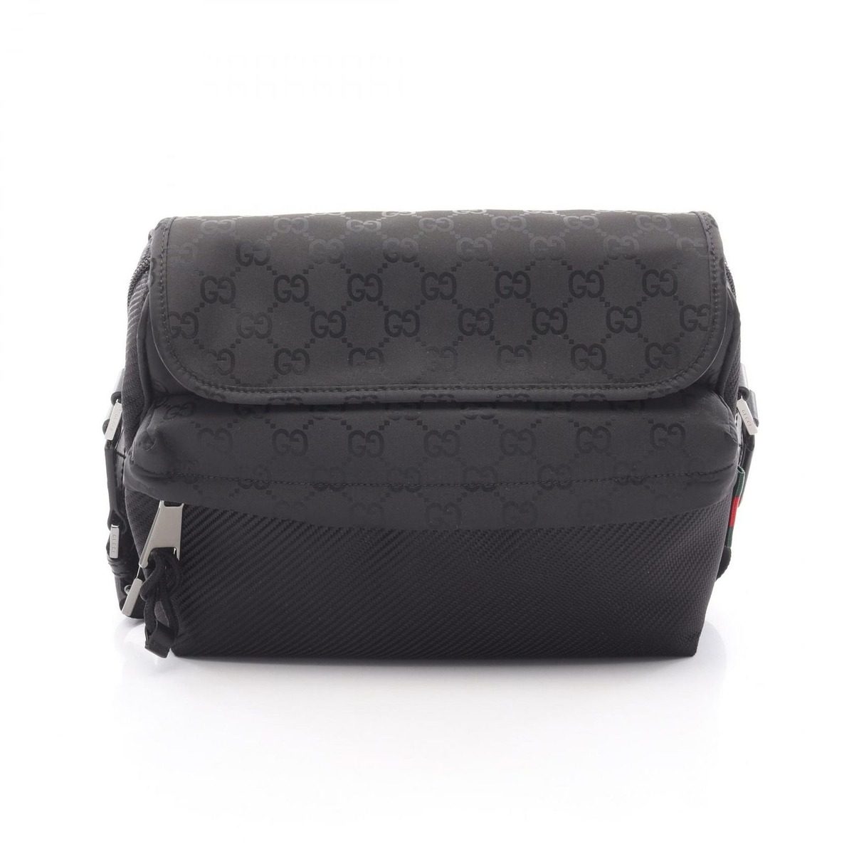 Gucci Shoulder Bag GG Nylon Black