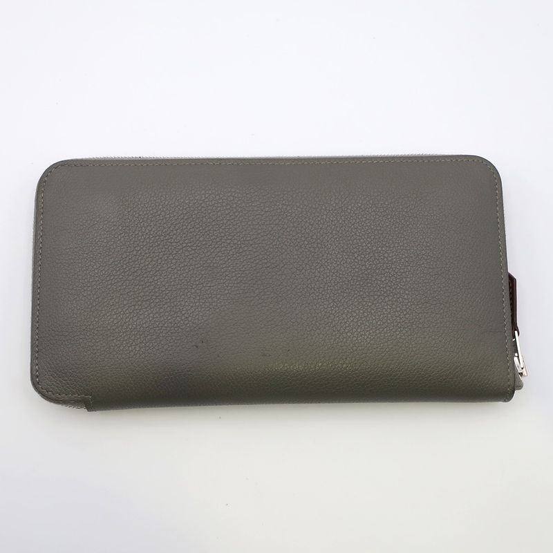 Hermes Azap Long Silk-in Grimeia - Gray - Eva Color - W Engraved