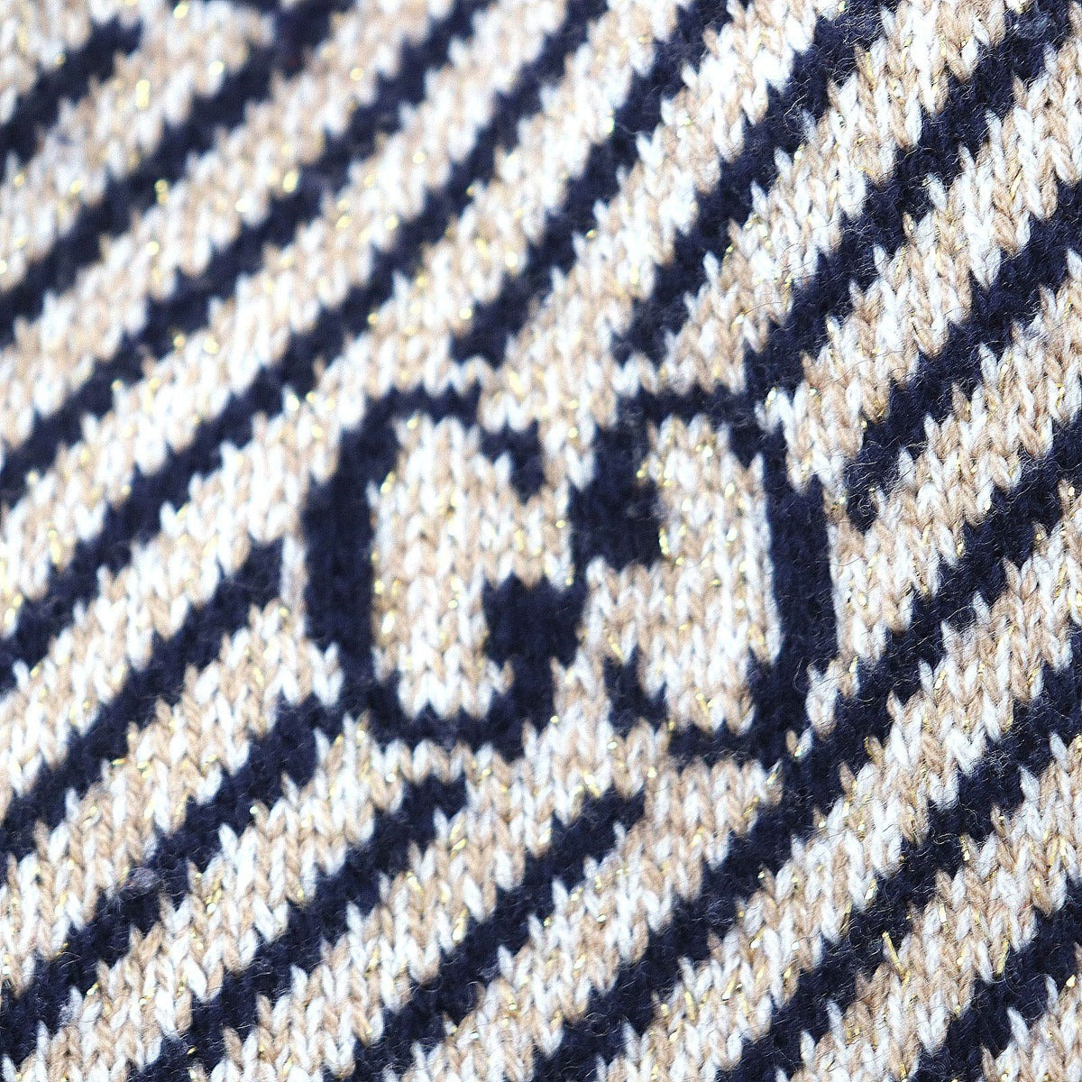 Gucci Wool Blend Logo Button GG Allover Pattern Knit Jacket — view 7