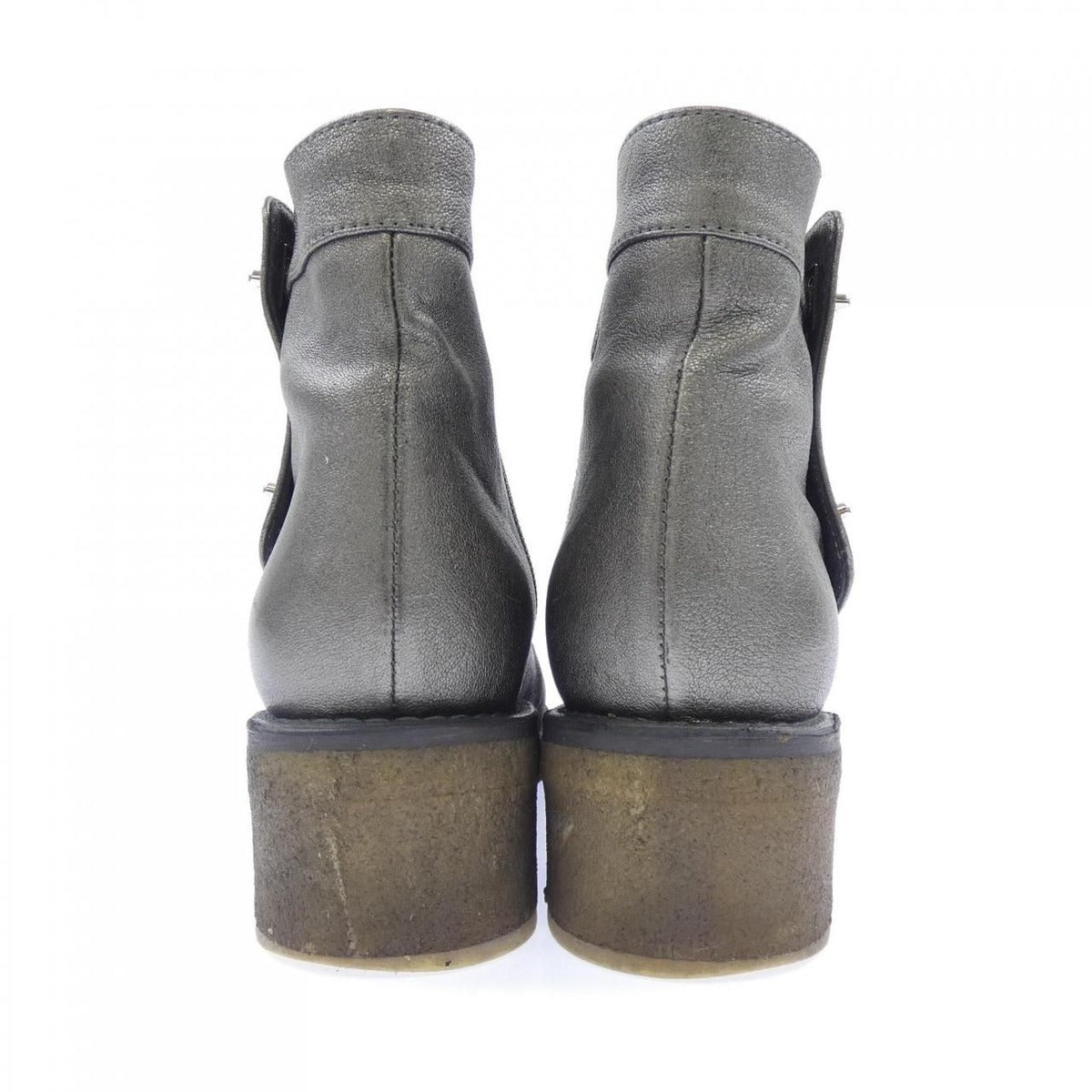 Chanel Turnlock Boots Gray 37 — view 5