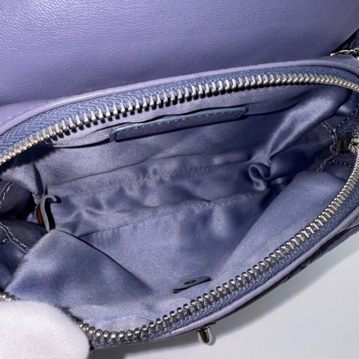 Chanel Shoulder Bag Mini Quilted CC Logo Turnlock — view 12