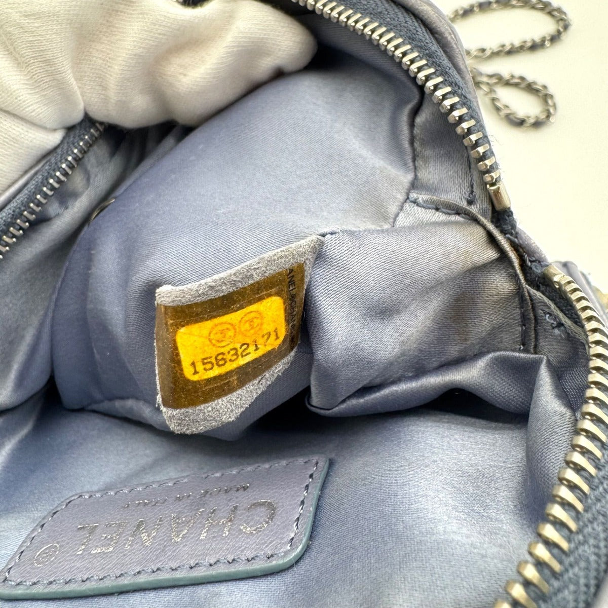Chanel Shoulder Bag Mini Quilted CC Logo Turnlock — view 14