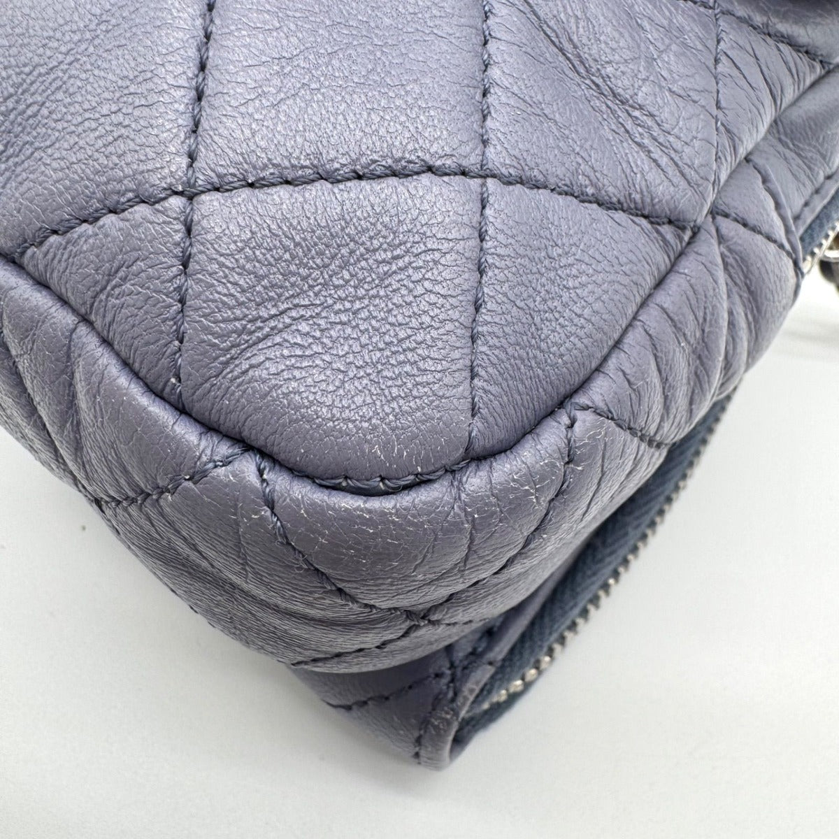Chanel Shoulder Bag Mini Quilted CC Logo Turnlock — view 8